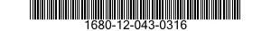 1680-12-043-0316  1680120430316 120430316
