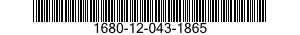1680-12-043-1865  1680120431865 120431865