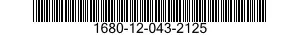 1680-12-043-2125  1680120432125 120432125