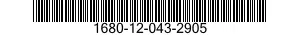 1680-12-043-2905  1680120432905 120432905