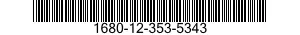 1680-12-353-5343 CUSHION,SEAT,AIRCRAFT 1680123535343 123535343