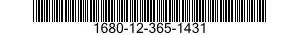 1680-12-365-1431 FRAME SECTION,SEAT,AIRCRAFT 1680123651431 123651431