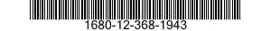 1680-12-368-1943 FRAME SECTION,SEAT,AIRCRAFT 1680123681943 123681943