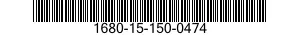 1680-15-150-0474 CUSHION,SEAT,AIRCRAFT 1680151500474 151500474
