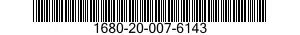 1680-20-007-6143 CABLE ASSEMBLY,CONTROL 1680200076143 200076143