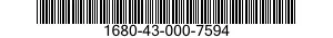 1680-43-000-7594 CONTROL TUBE ASSEMBLY,AIRCRAFT 1680430007594 430007594