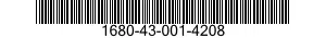 1680-43-001-4208 CONTROL TUBE ASSEMBLY,AIRCRAFT 1680430014208 430014208