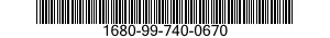 1680-99-740-0670  1680997400670 997400670