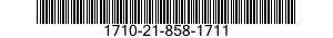 1710-21-858-1711 COUPLING,BULKHEAD 1710218581711 218581711