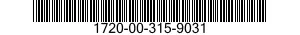1720-00-315-9031  1720003159031 003159031