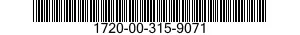 1720-00-315-9071  1720003159071 003159071