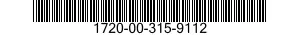 1720-00-315-9112  1720003159112 003159112