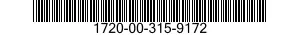 1720-00-315-9172  1720003159172 003159172