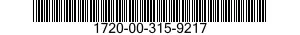 1720-00-315-9217  1720003159217 003159217