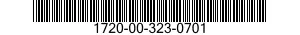 1720-00-323-0701  1720003230701 003230701