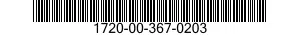 1720-00-367-0203 SPRING,HELICAL,COMPRESSION 1720003670203 003670203