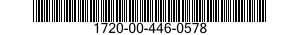 1720-00-446-0578  1720004460578 004460578