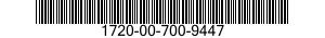 1720-00-700-9447  1720007009447 007009447