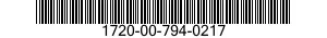 1720-00-794-0217  1720007940217 007940217