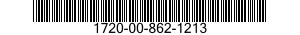 1720-00-862-1213  1720008621213 008621213