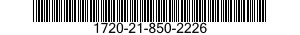 1720-21-850-2226  1720218502226 218502226