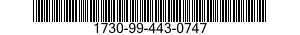 1730-99-443-0747  1730994430747 994430747