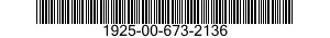 1925-00-673-2136  1925006732136 006732136