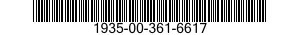 1935-00-361-6617  1935003616617 003616617