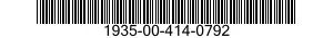 1935-00-414-0792  1935004140792 004140792