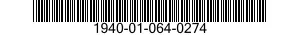 1940-01-064-0274  1940010640274 010640274