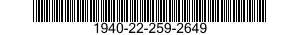 1940-22-259-2649  1940222592649 222592649