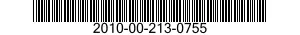 2010-00-213-0755 BEARING,STAVE SHAPED 2010002130755 002130755