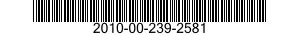 2010-00-239-2581  2010002392581 002392581