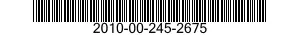 2010-00-245-2675  2010002452675 002452675