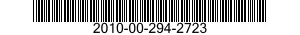 2010-00-294-2723  2010002942723 002942723