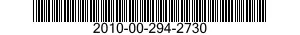 2010-00-294-2730  2010002942730 002942730