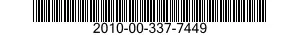 2010-00-337-7449 PLATE,FLOATING 2010003377449 003377449