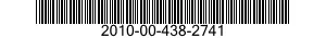 2010-00-438-2741  2010004382741 004382741