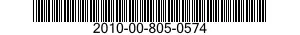 2010-00-805-0574 INSERT,CONTROL UNIT 2010008050574 008050574