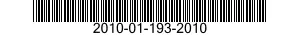 2010-01-193-2010 PLATE,CELL,THRUST B 2010011932010 011932010