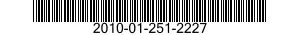 2010-01-251-2227 PROPELLING UNIT,OUTBOARD 2010012512227 012512227