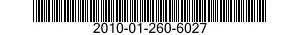 2010-01-260-6027 TRANSMISSION,MECHANICAL,MARINE 2010012606027 012606027