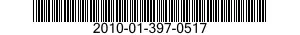 2010-01-397-0517 SEAL INTERLAYER,SHAFT 2010013970517 013970517