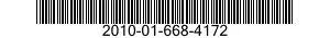 2010-01-668-4172 CONTROL CIRCUIT,ENGINE PROPULSION 2010016684172 016684172