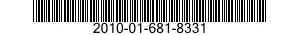 2010-01-681-8331 PROPELLER SHAFT ASSEMBLY,MARINE 2010016818331 016818331