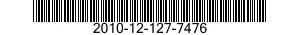2010-12-127-7476  2010121277476 121277476