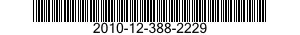 2010-12-388-2229 BEARING,STAVE SHAPED 2010123882229 123882229