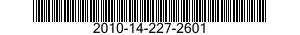 2010-14-227-2601  2010142272601 142272601
