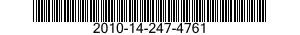2010-14-247-4761  2010142474761 142474761