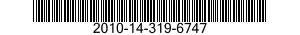 2010-14-319-6747  2010143196747 143196747